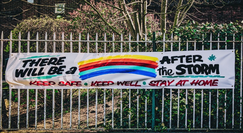 A rainbow sign by K Mitch Hodge Unsplash