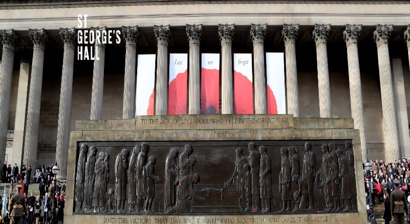 St Georges Hall Liverpool banner