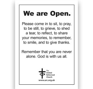We are Open poster 